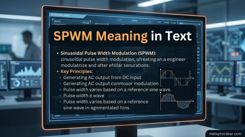 SPWM Meaning in Text