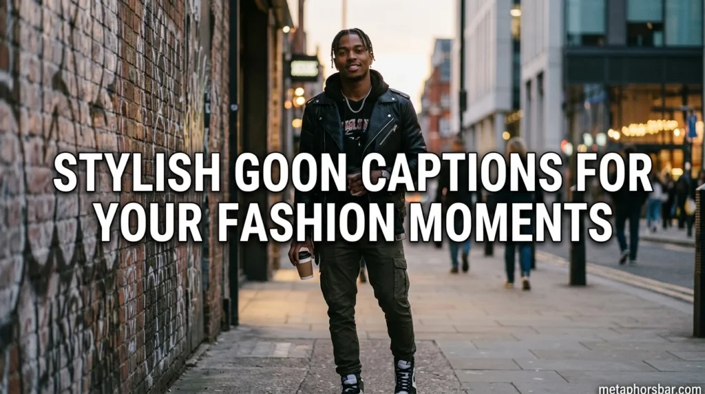 Stylish Goon Captions for Your Fashion Moments