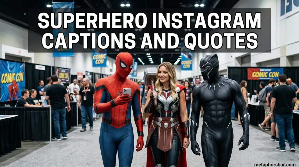 Superhero Instagram Captions and Quotes