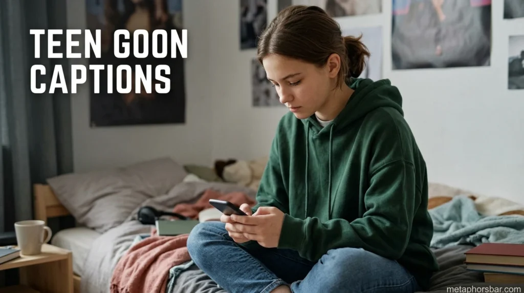 Teen goon captions