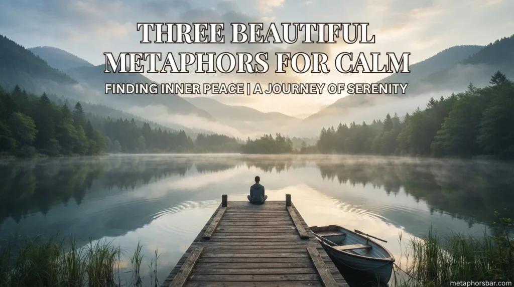 Three Beautiful Metaphors for Calm