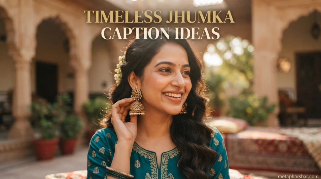 Timeless Jhumka Caption Ideas