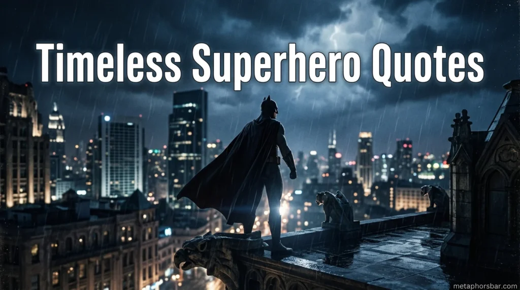 Timeless Superhero Quotes