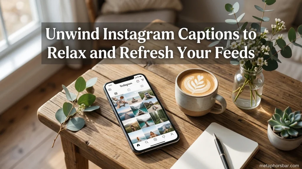 Unwind Instagram Captions to Relax and Refresh Your Feeds