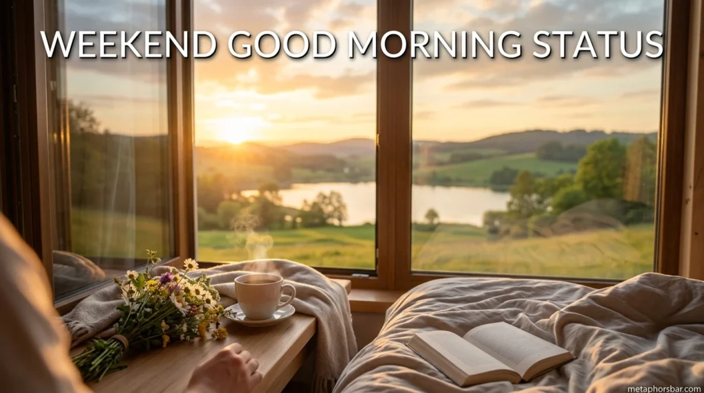 Weekend Good Morning Status