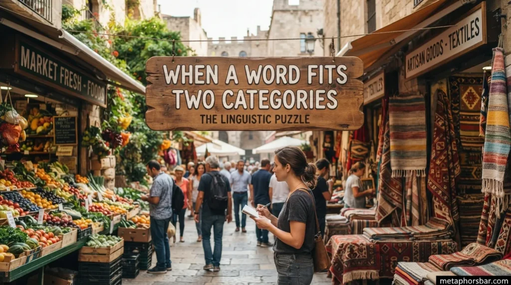 When a Word Fits Two Categories